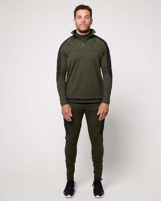 Blaaker army green signature sweater, image
