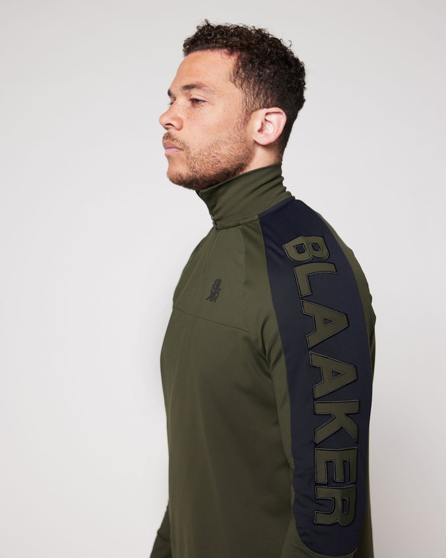 Blaaker army green signature sweater, image