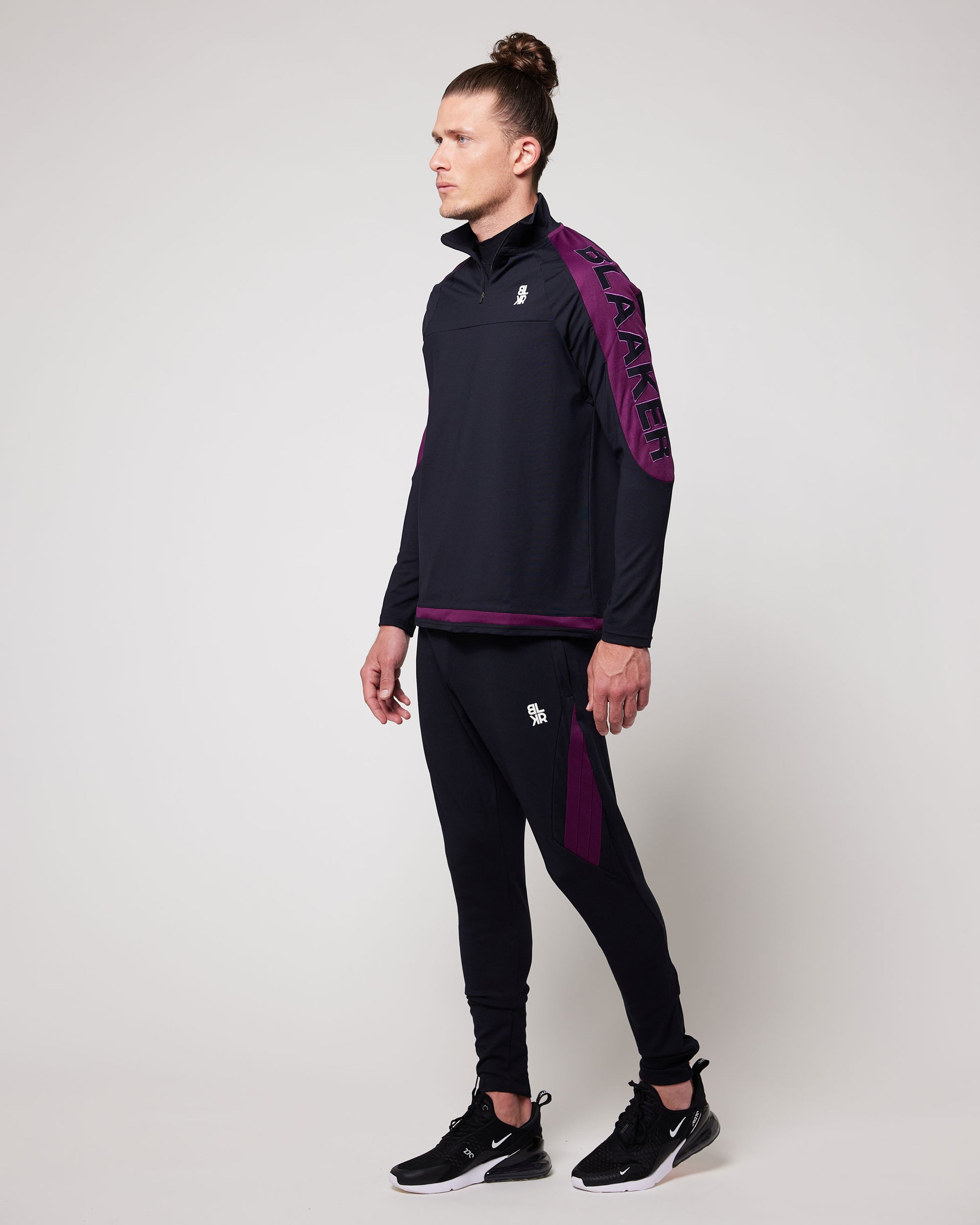 Blaaker black purple signature sweater, image