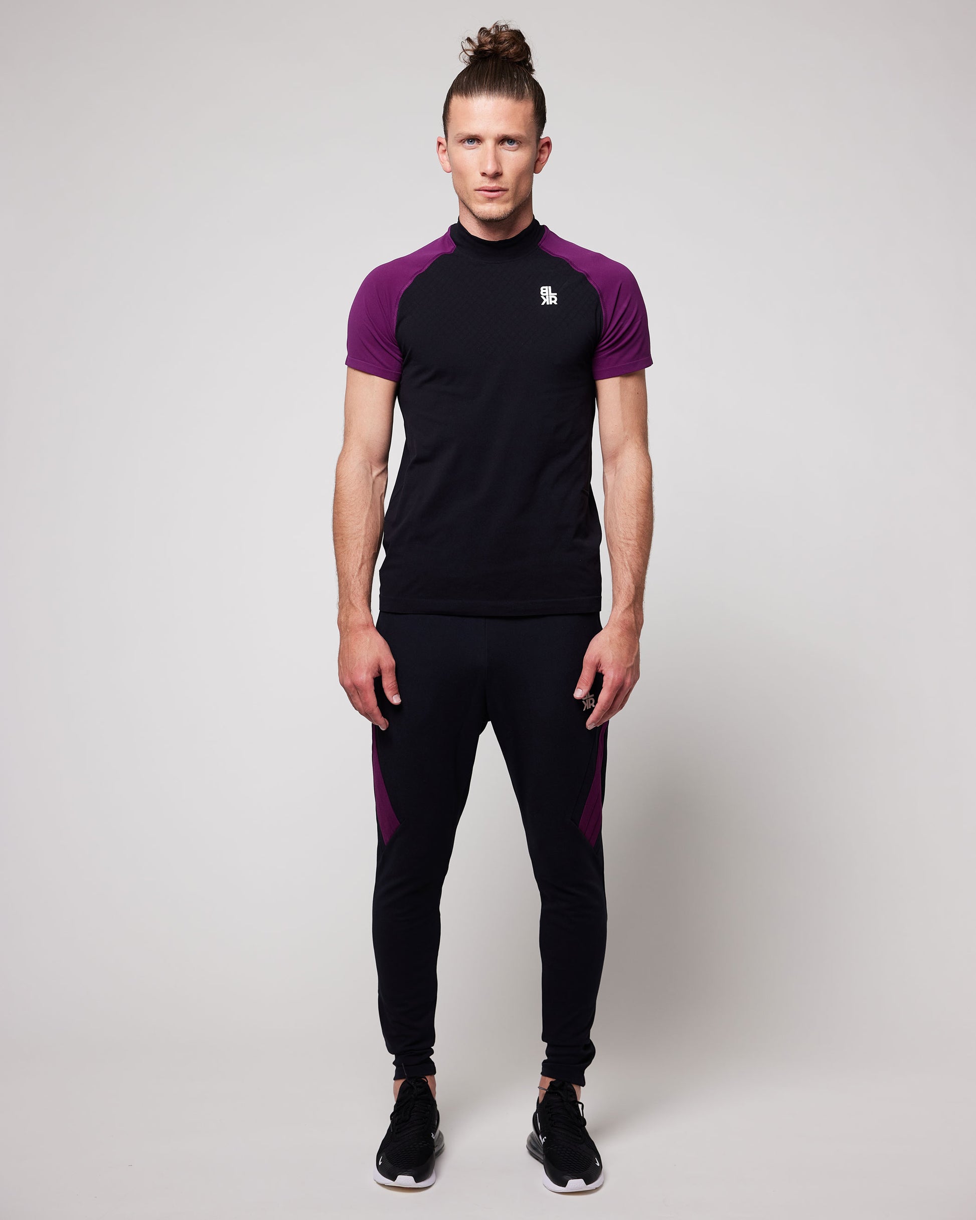 Blaaker black purple signature t shirt, image