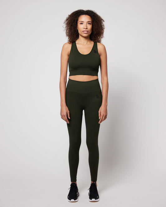 Signature Sports Bra Army Green