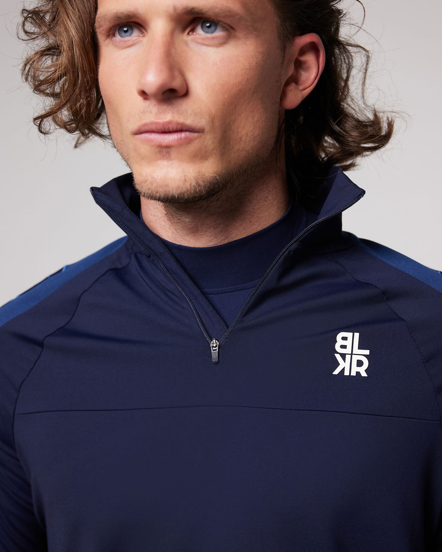 Blaaker navy blue signature sweater, image